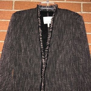 🖤REBECCA TAYLOR🖤CLASSIC TWEED UNLINED BLAZER🖤